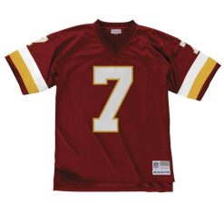 Koszulka Nfl Washington Redskins Joe Theismann. Białe koszulki sportowe męskie Mitchell & Ness, bez wzorów, bez kołnierzyka, bez ramiączek, do piłki nożnej. Za 676.50 zł.