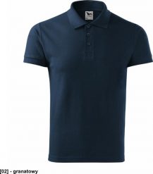 MALFINI Cotton 212 - ADLER - Koszulka polo męska, 170 g/m, - granatowy L. Niebieskie koszulki polo męskie Malfini, l, bez wzorów, bez ramiączek. Za 36.58 zł.