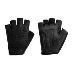 Rękawiczki rowerowe damskie Rogelli Essential. Czarne rękawiczki damskie Rogelli, bez wzorów, z poliesteru. Za 62.00 zł.
