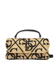 Guess Torebka Kristen HWWL97 43200 Beżowy. Brązowe torebki do ręki damskie Guess, z aplikacjami, z syntetyku, bez dodatków. Za 584.99 zł.