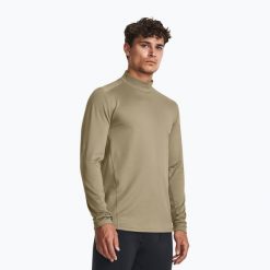Longsleeve męski Under Armour Tactical Mock CGI Base. Zielone buty sportowe męskie Under Armour, m, bez wzorów, bez kołnierzyka, bez ramiączek, na fitness i siłownię. Za 139.99 zł.