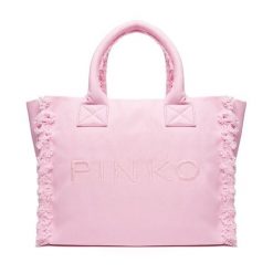 Torebka PINKO. Czerwone torebki do ręki damskie Pinko, bez wzorów, klasyczne, bez dodatków. Za 379.99 zł.