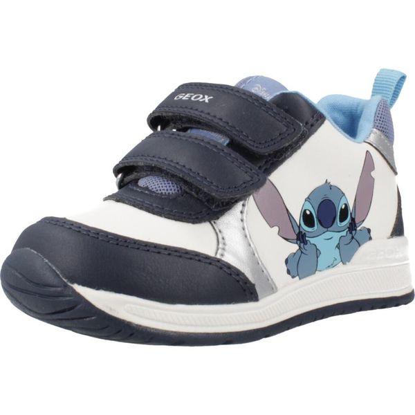 Buty GEOX B RISHON BOY Niebieski. Niebieskie trekkingi męskie Geox, trekkingowe. Za 168.99 zł.