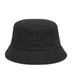 Kapelusz Roxy. Czarne czapki i kapelusze damskie Roxy, bez wzorów. Za 59.99 zł.