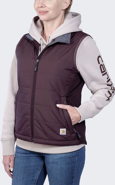 Kamizelka Carhartt Rain Defender Insu Blackberry. Kurtki sportowe damskie Carhartt, bez wzorów, bez kaptura. Za 319.71 zł.