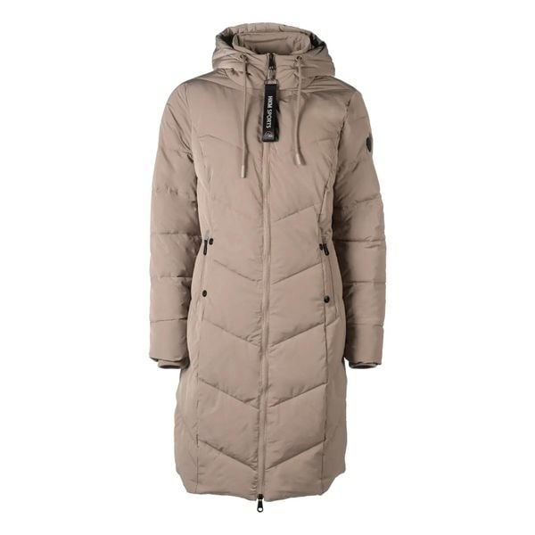 Parka dla kobiet HKM Toronto. Brązowe parki damskie HKM, m, z aplikacjami, z polaru, z kapturem. Za 539.00 zł.