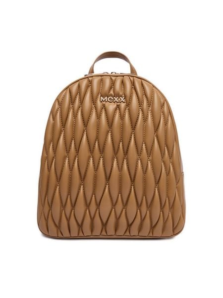 MEXX Plecak C-MEXX-L-011-08 Beżowy. Brązowe plecaki damskie Mexx, bez wzorów, z materiału. Za 219.99 zł.