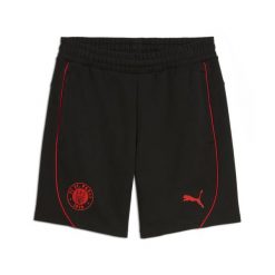 Męskie szorty Casuals FC St. Pauli PUMA Black Red. Czarne krótkie spodenki sportowe męskie Puma, l, bez wzorów, z dzianiny, do piłki nożnej. Za 160.46 zł.