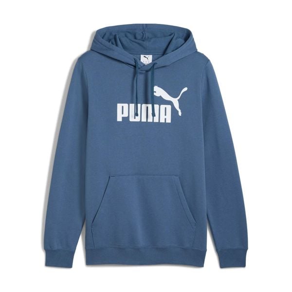 Bluza męska Puma ESS No.1 Logo z kapturem. Niebieskie bluzy męskie Puma, m, bez wzorów, z bawełny, z kapturem. Za 168.99 zł.