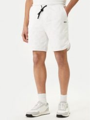 BOSS Szorty sportowe Member 50558883 Biały Relaxed Fit. Białe krótkie spodenki sportowe męskie Boss, l, bez wzorów, z bawełny. Za 679.99 zł.