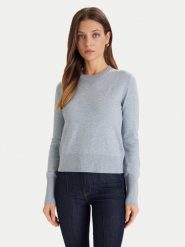 Guess Jeans Sweter W4BR83 Z3HO2 Błękitny Regular Fit. Niebieskie swetry damskie Guess Jeans, l, z aplikacjami, z jeansu, bez kołnierzyka, bez ramiączek, bez kaptura. Za 349.99 zł.