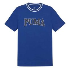 T-shirt Męski Squad. Niebieskie t-shirty męskie Puma, m, bez wzorów, sportowe, bez kołnierzyka. Za 119.99 zł.