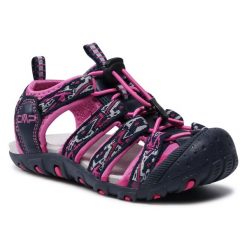 Sandały CMP. Czerwone sandały dziewczęce CMP, bez zapięcia. Za 129.99 zł.