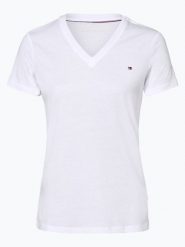 Tommy Hilfiger T-shirt Kobiety Bawełna biały, XS. Białe t-shirty damskie Tommy Hilfiger, xs, bez wzorów, z bawełny, bez kołnierzyka. Za 189.95 zł.