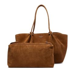 Torebka Weekend Max Mara. Brązowe torebki do ręki damskie Weekend Max Mara, bez wzorów, klasyczne, bez dodatków. Za 2,729.00 zł.