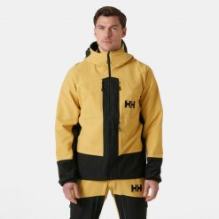 Płaszcz przeciwdeszczowy Helly Hansen Odin Bc Softshell. Brązowe kurtki męskie Helly Hansen, m, bez wzorów, z softshellu, bez kaptura. Za 1,333.00 zł.