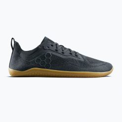 Buty barefoot damskie Vivobarefoot Primus Lite Knit. Szare obuwie sportowe damskie Vivobarefoot, bez wzorów, z materiału, trekkingowe. Za 629.99 zł.