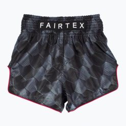 Spodenki treningowe Fairtex Muay Thai Shorts BS1901 "Stealth". Czarne szorty sportowe damskie FAIRTEX, l, bez wzorów, z materiału, klasyczne, na fitness i siłownię. Za 299.99 zł.