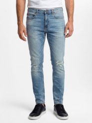 HUGO Dżinsy Mężczyźni Bawełna niebieski, 32-32. Niebieskie jeansy męskie Hugo. Za 379.95 zł.