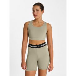 Biustonosz podtrzymujący dla kobiet Hummel Light. Szare biustonosze Hummel, bez wzorów. Za 147.00 zł.