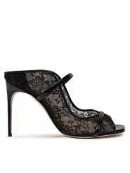 MALONE SOULIERS Klapki Noah 90-16 Czarny. Czarne klapki damskie MALONE SOULIERS, bez wzorów, z materiału, bez obcasa. Za 1,819.00 zł.