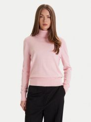 Calvin Klein Golf LV044D371G Beżowy Regular Fit. Czerwone swetry damskie Calvin Klein, xxl, bez wzorów, z syntetyku, bez kołnierzyka, bez ramiączek, bez kaptura. Za 469.99 zł.