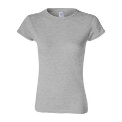 Koszulka Damska Softstyle Heather. Czerwone koszulki sportowe damskie Gildan, xl, bez wzorów, sportowe, bez kołnierzyka. Za 42.99 zł.