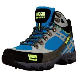 Damskie buty turystyczne outdoorowe. Niebieskie obuwie sportowe damskie GUGGEN MOUNTAIN, bez wzorów, trekkingowe. Za 249.48 zł.