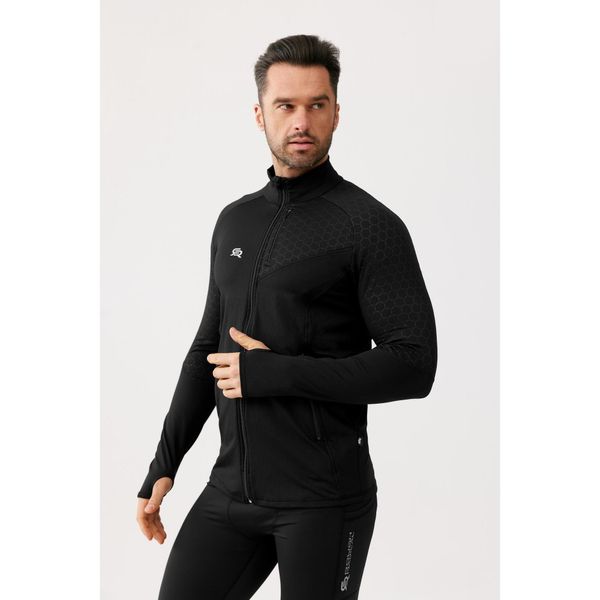 Bluza termoaktywna fitness męska Rough Radical Boost X. Czarne bluzy męskie ROUGH RADICAL, m, bez wzorów, bez kaptura, na fitness i siłownię. W wyprzedaży za 161.42 zł.