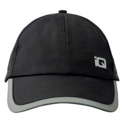 Czapka Z Daszkiem Męska Odblaskowy Materiał Rome. Czarne czapki i kapelusze męskie IQ, bez wzorów, z materiału, sportowe. Za 77.99 zł.