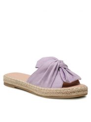 DeeZee Espadryle WSS990-101 Fioletowy. Fioletowe espadryle damskie DeeZee, bez wzorów, z materiału, bez obcasa, bez zapięcia. Za 61.99 zł.