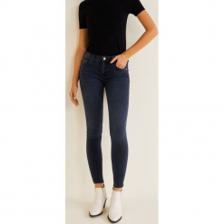 Mango - Jeansy push-up Kim. Niebieskie jeansy damskie Mango. Za 119.90 zł.