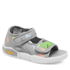 Sandały Action Boy. Szare sandały chłopięce Action Boy, bez zapięcia. Za 49.99 zł.