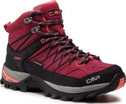 Buty trekkingowe damskie CMP Rigel Mid różowe r. 36. Czerwone trekkingi damskie CMP. Za 391.79 zł.