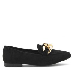 Loafersy DeeZee. Czarne mokasyny damskie DeeZee. Za 69.99 zł.