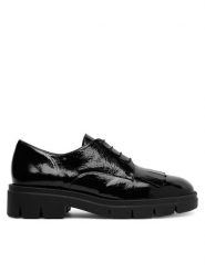 Hispanitas Oxfordy HI254235 Khaki. Brązowe półbuty damskie Hispanitas, bez wzorów, ze skóry, bez obcasa, bez zapięcia. Za 639.99 zł.