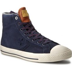 Trampki CONVERSE - Star Player Suede Hi 153955C Obsidian/Antique Sepia/Grey. Niebieskie trampki męskie marki Converse, z gumy. W wyprzedaży za 239.00 zł.