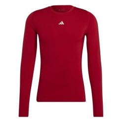 Koszulka męska adidas Techfit Aeroready Long Sleeve Tee. Czarne koszulki sportowe męskie Adidas, l, bez wzorów, bez kołnierzyka, bez ramiączek, do piłki nożnej, techfit (adidas). W wyprzedaży za 133.25 zł.