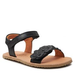 Sandały Froddo. Czarne sandały dziewczęce Froddo, bez zapięcia. Za 209.99 zł.
