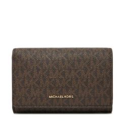 Portfel MICHAEL Michael Kors. Brązowe portfele damskie MICHAEL Michael Kors, bez wzorów. Za 669.99 zł.