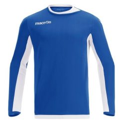 Koszulka treningowa Macron kelt. Niebieskie koszulki sportowe męskie Macron, bez wzorów, bez kołnierzyka, bez ramiączek, do piłki nożnej. Za 190.00 zł.