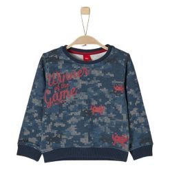 S.Oliver Bluza Chłopięca 7899 128/134 Niebieski/Czarny. Bluzy dla chłopców marki S.Oliver. Za 119.00 zł.