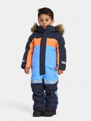Didriksons Kombinezon zimowy Bjärven Kds Cover 2 504966 Niebieski. Niebieskie buty zimowe chłopięce Didriksons, bez wzorów, z syntetyku, bez zapięcia. Za 469.99 zł.