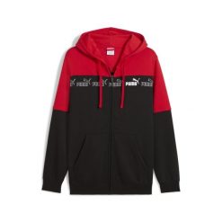Męska rozpinana bluza z kapturem Around the Block PUMA For All Time Red. Czerwone bluzy męskie Puma, m, bez wzorów, z dzianiny, z kapturem. W wyprzedaży za 204.00 zł.