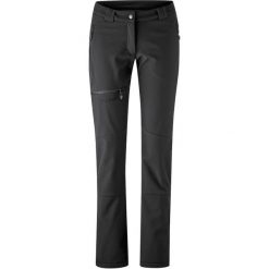 Spodnie softshell Maier Sports Adakit. Czarne spodnie materiałowe damskie Maier Sports, m, bez wzorów, z materiału, wspinaczkowe. Za 724.00 zł.