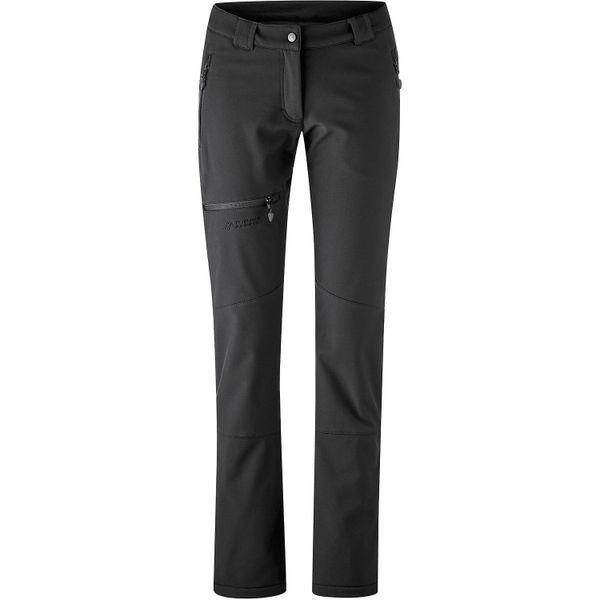 Spodnie softshell Maier Sports Adakit. Czarne spodnie materiałowe damskie Maier Sports, m, bez wzorów, z materiału, wspinaczkowe. Za 724.00 zł.