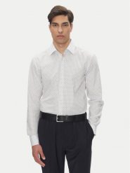 BOSS Koszula H-Hank-Kent-C1 50545147 Biały Slim Fit. Białe koszule męskie Boss, m, bez wzorów, z bawełny, bez kołnierzyka, bez ramiączek. Za 539.99 zł.