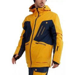 Kurtka narciarska męska Decatur Jacket. Niebieskie kurtki męskie Fundango, m, bez wzorów, bez kaptura, narciarskie. Za 709.90 zł.