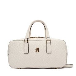 Torebka Tommy Hilfiger. Białe torebki do ręki damskie Tommy Hilfiger, bez wzorów, klasyczne, bez dodatków. Za 649.99 zł.
