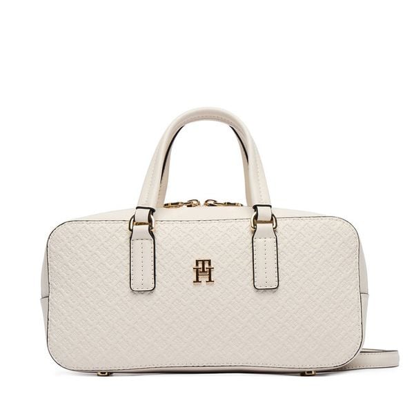 Torebka Tommy Hilfiger. Białe torebki do ręki damskie Tommy Hilfiger, bez wzorów, klasyczne, bez dodatków. Za 385.99 zł.